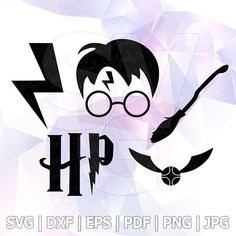 Cricut Cutting file Clipart Harry Potter Silhouette 47 Svg Dxf Eps Pdf Png Vector