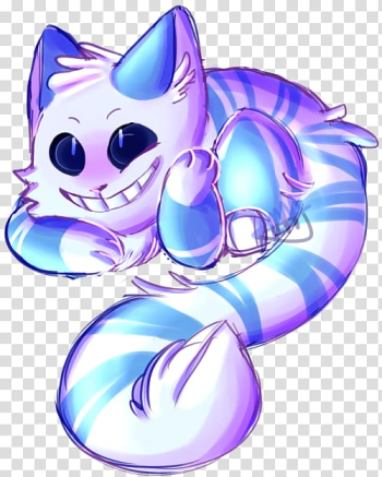 YouTube Cheshire Kitten Cheshire Cat Undertale Knave of Hearts, blue smoke transparent background PNG clipart