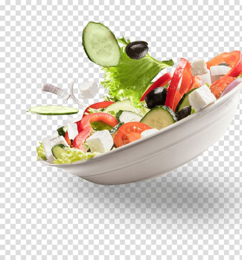 Greek salad Recipe Vegetarian cuisine Everyday Super Food, salad plate transparent background PNG clipart