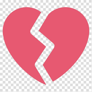 Emoji Broken heart , broken heart transparent background PNG clipart