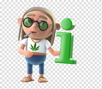 Stoner film illustration , A little old man with long hair transparent background PNG clipart