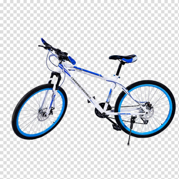 Folding bicycle Mountain bike Sport, White Bicycle transparent background PNG clipart