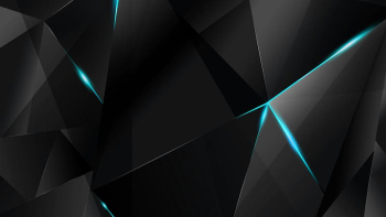 Black crystal illustration, Light Desktop Blue Black Cyan, black background transparent background PNG clipart