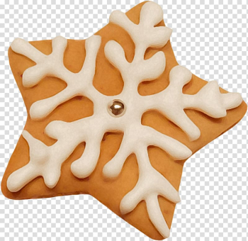 Biscotti Milk Biscuit Christmas cookie, Simulation snowflake cookies transparent background PNG clipart