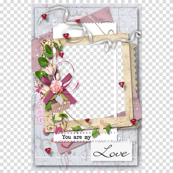 Brown frame illustration, frame Digital frame Android application package, Love Love Flower Frame transparent background PNG clipart