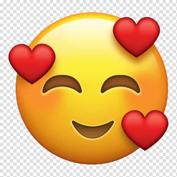 Emoji Love Heart Sticker Emoticon, Emoji, love emoticon transparent background PNG clipart
