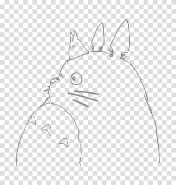 Totoro sketch art, Ghibli Museum Studio Ghibli Film Anime, totoro transparent background PNG clipart