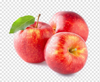 Three honeycrisp apples, Apple juice Fruit Seed, Ripe red apples transparent background PNG clipart