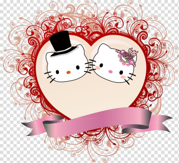 Heart Illustration, Wedding logo transparent background PNG clipart