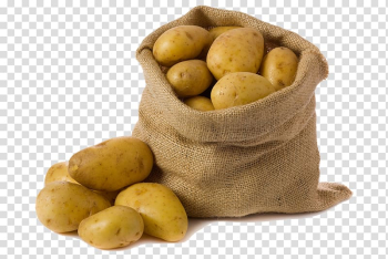 Bunch of potatoes in sack, Potato Bag Vegetable Gunny sack Food, potato transparent background PNG clipart