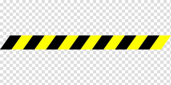 Black and yellow warning line art, Barricade tape , police tape transparent background PNG clipart