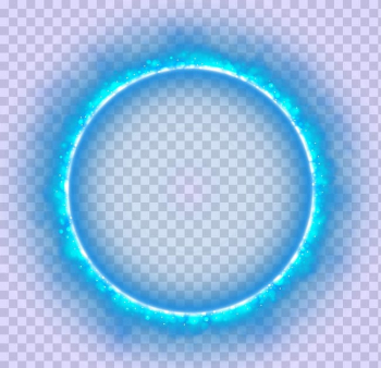 Round blue frame, Blu-ray disc Light Blue Icon, Light transparent background PNG clipart