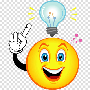 Emoji art, Incandescent light bulb Smiley Emoticon , surprise transparent background PNG clipart