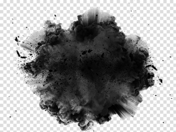 Gray and white abstract painting, Explosion Smoke Drawing , Colors Starburst Flyer transparent background PNG clipart