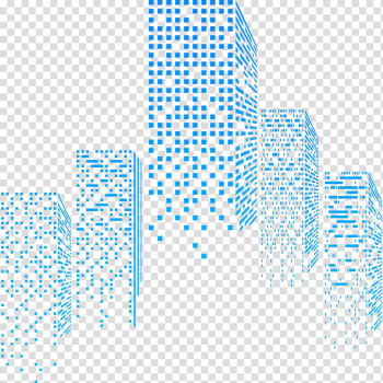 Building, Abstract Urban Building Design, pixelized building artwork transparent background PNG clipart