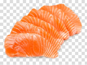 Salmon Sashimi Sushi Food Fish, sushi transparent background PNG clipart