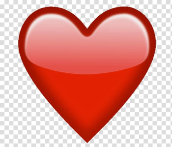 Red heart , Emoji Heart Sticker Symbol , i love you transparent background PNG clipart