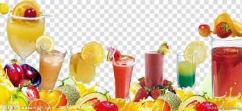 Variety of fruit shakes, Orange juice Strawberry juice Drink Fruchtsaft, Drink transparent background PNG clipart