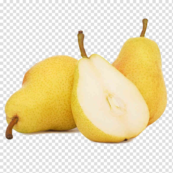 Yellow fruit , Juice Pyrus Ã bretschneideri Asian pear Fruit Flavor, Pear transparent background PNG clipart