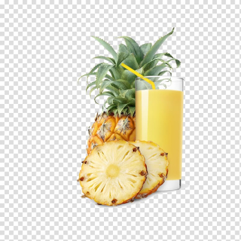 Pineapple juice and fruit , Juice Smoothie Milkshake Pineapple Drink, Pineapple juice transparent background PNG clipart