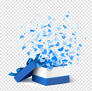 Gift Box Paper , Blue Gift Box, white and blue gift box screenshot transparent background PNG clipart