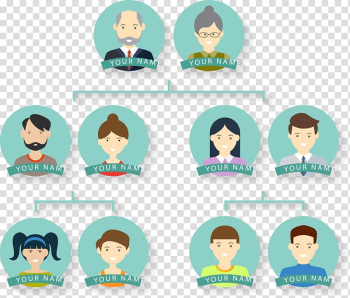 Creative family tree design transparent background PNG clipart