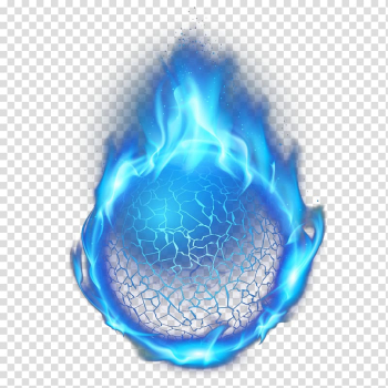 Blue fire illustration, Light Flame Fire, Blue flame balls transparent background PNG clipart