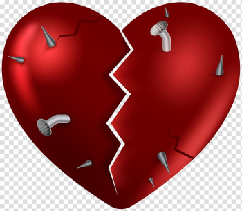 Broken heart , Broken heart , Broken Heart transparent background PNG clipart