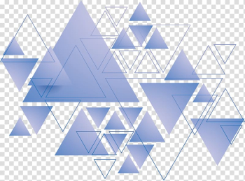 Triangle Geometry, Blue triangle, triangles artwork transparent background PNG clipart