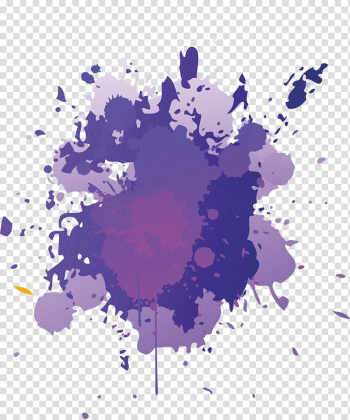 Purple paint splatter , Painting , purple transparent background PNG clipart