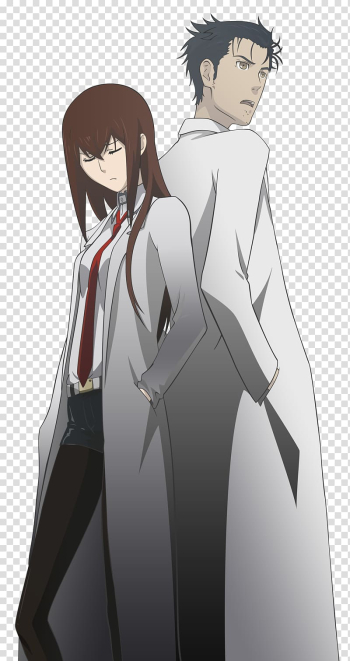 Rintarou Okabe Steins;Gate 0 Kurisu Makise Anime, Anime transparent background PNG clipart