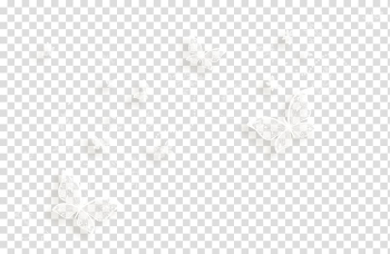 White butterflies , White Symmetry Black Pattern, Floating white butterfly transparent background PNG clipart