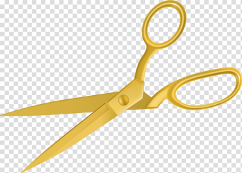 Gold shears, Scissors Euclidean , A golden scissors transparent background PNG clipart