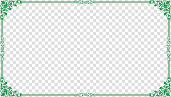 Template, Green Frame transparent background PNG clipart
