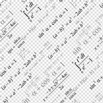 Mathematics equation, Formula Euclidean Mathematics Element, Formula One element shading pattern background transparent background PNG clipart