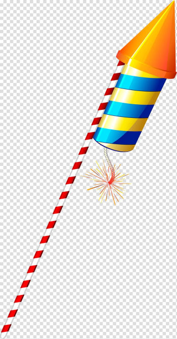 Yellow and blue striped firecracker, Diwali Firecracker Sparkler Fireworks , Cartoon colorful fireworks transparent background PNG clipart