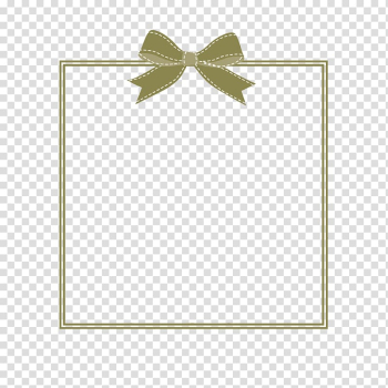 Greeting card Gift Illustration, Bow Frame transparent background PNG clipart