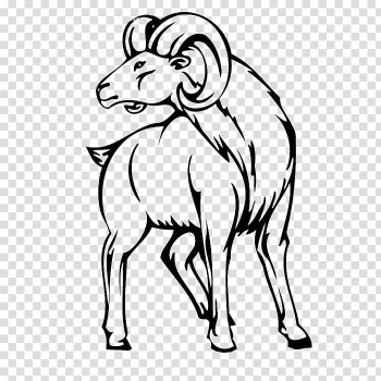 Sheep Goat Sticker Animal , goat transparent background PNG clipart