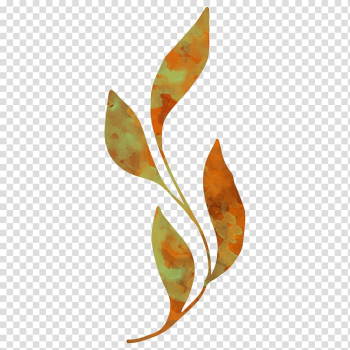 Leaf Watercolor painting, Yellow leaves watercolor pattern transparent background PNG clipart