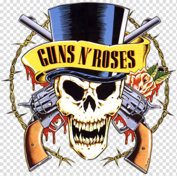 Guns n' Roses logo, Guns N' Roses Logo Musical ensemble, metallica transparent background PNG clipart