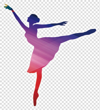 Blue and red ballet dancer illustration, Dancing Girl Ballet Dancer, Dancers Silhouette transparent background PNG clipart
