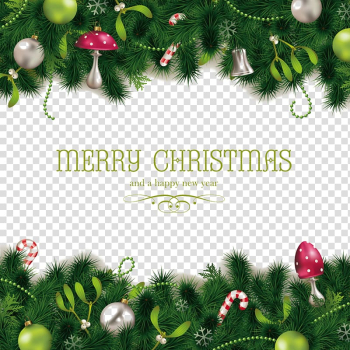 Royal Christmas Message Wish Greeting New Year, Christmas border material transparent background PNG clipart