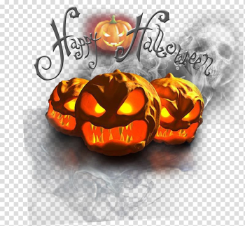 Halloween pumpkin element transparent background PNG clipart