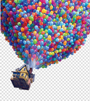 Up movie still screenshot, Film poster Pixar, balloon transparent background PNG clipart