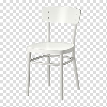 Table IKEA Chair Dining room Kitchen, White chair transparent background PNG clipart