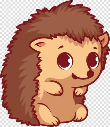 Hedgehog Cartoon Illustration, Animals Hedgehog transparent background PNG clipart