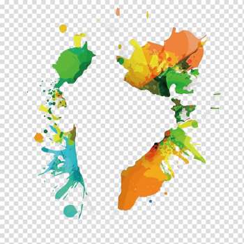 Multicolored abstract painting, Flag of India Indian independence movement Indian Independence Day, map, independence day, India transparent background PNG clipart