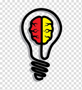 Brain Incandescent light bulb Problem solving Icon, Bulb creative design transparent background PNG clipart