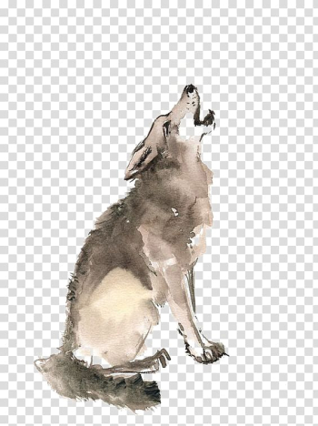 Wolf transparent background PNG clipart