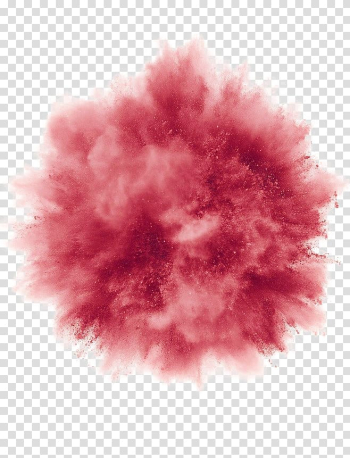 Color PicsArt Studio Purple, Red blast smoke effect element, close-up of pink smoke bomb transparent background PNG clipart